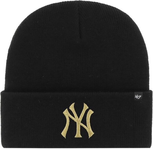 Berretto invernale 47 Brand NY Yankees maglia metallica nero-0