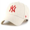 Berretto New York Yankees 47 Brand Beige Poliacrilico Lana