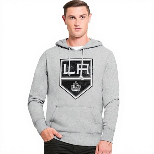 Felpa Los Angeles Kings 47 Brand NHL Grigio Ardesia