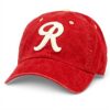 Cappellino Baseball American Needle Uomo Rosso Avorio Cotone