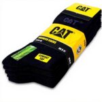 Calze Caterpillar Uomo Pacco 5 Cotone Comodo Nero