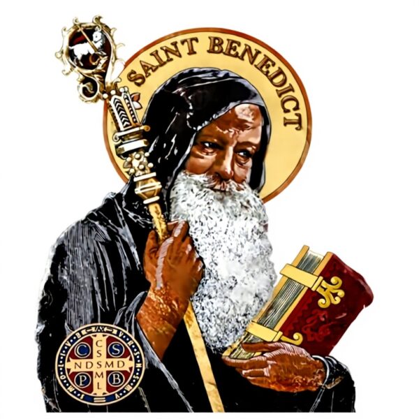 Targa San Benedetto Christian Brands decorazione religiosa