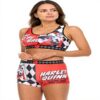 Coco Brands Reggiseno Sportivo Donna Set Intimo Harley Quinn