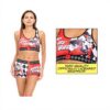 Coco Brands Reggiseno Sportivo Donna Set Intimo Harley Quinn