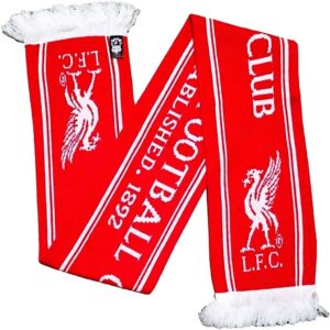Sciarpa Liverpool FC Jacquard 1892 Rosso Accessorio Tifosi