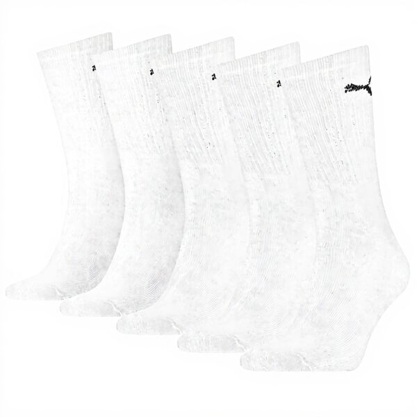 Calzini PUMA Crew Pacco 5 Cotone Comodo Unisex Adulto