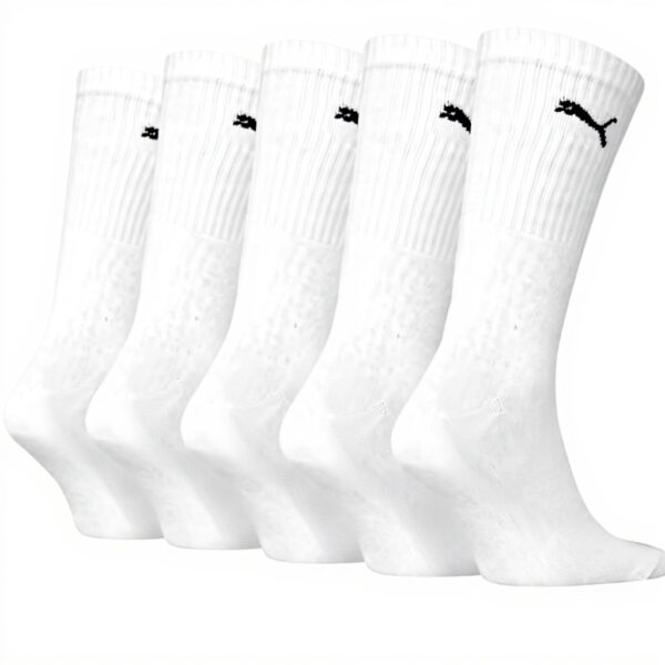 Calzini PUMA Crew Pacco 5 Cotone Comodo Unisex Adulto