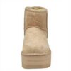 UGG Mini Piattaforma Stivali Donna Camoscio Comodi