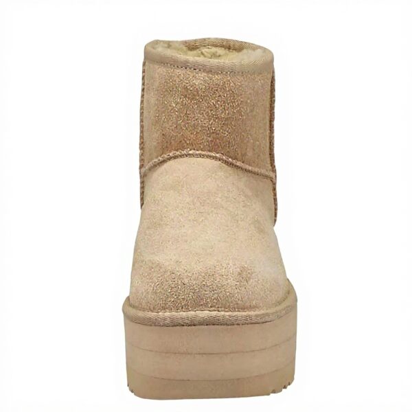 UGG Mini Piattaforma Stivali Donna Camoscio Comodi