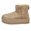 UGG Mini Piattaforma Stivali Donna Camoscio Comodi