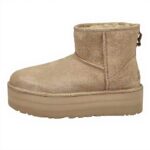 UGG Mini Piattaforma Stivali Donna Camoscio Comodi