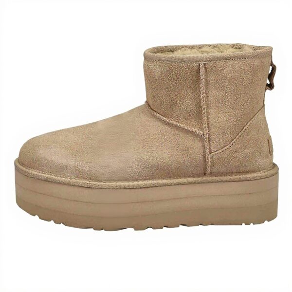 UGG Mini Piattaforma Stivali Donna Camoscio Comodi