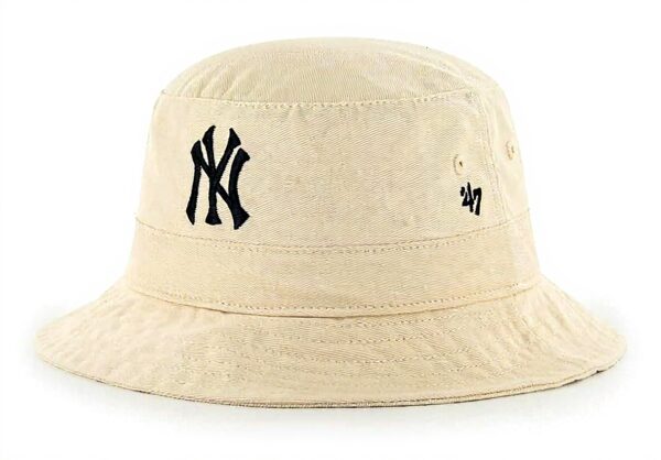 Cappello bucket NY Yankees 47 Brand beige naturale S/M